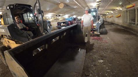 pics of a skid steer being repaired|skid steer mill attachment repair.